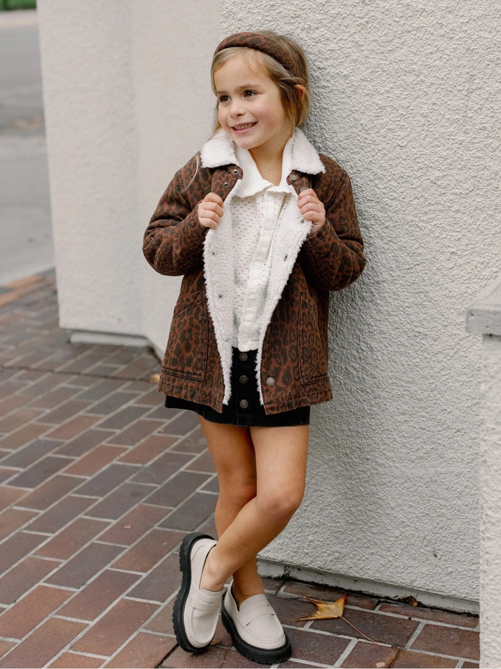 Riley & Cru Long Chore Coat || Leopard